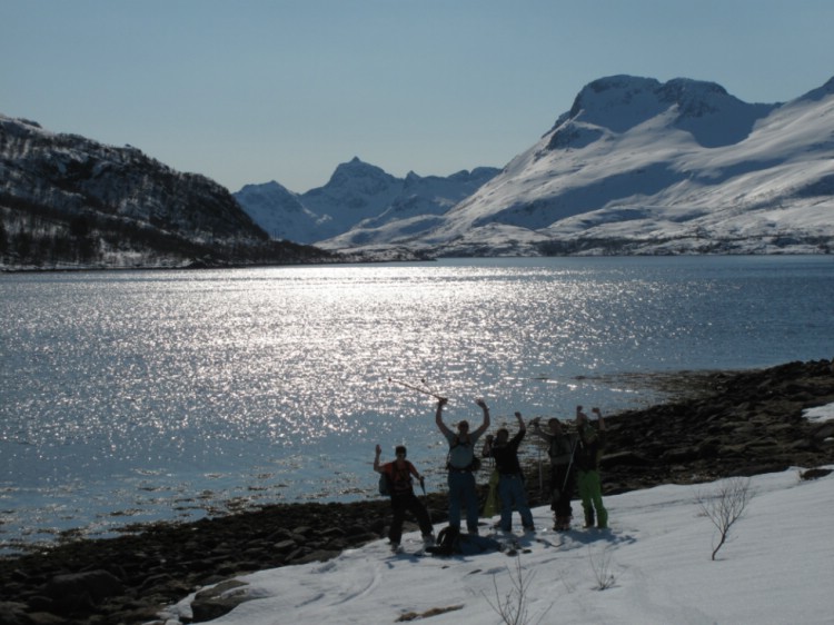 End of the run.  Photo: Magnus Strand